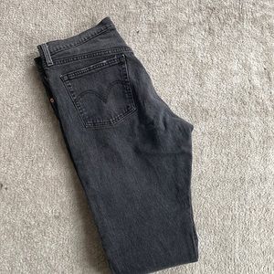 Smoke Grey Levis- 501 Skinny